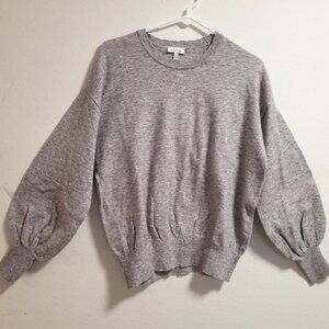 Ela Moss - Women's Top - Long Sleeve - Large - Lovely - Soft Light Mottled Gray